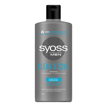 Syoss Men Clean & Cool Shampoo 440ml