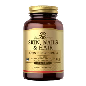 Solgar Advanced MSM Formula Skin, Nails & Hair 60 Tablets