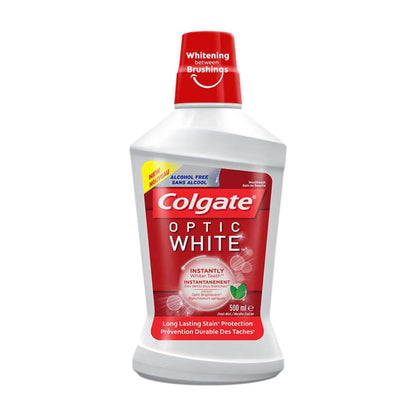 Colgate Optic White Fresh Mint Mouthwash 500ml