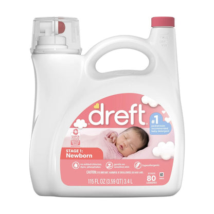 Dreft Stage 1 Newborn Liquid Detergent 3.4L
