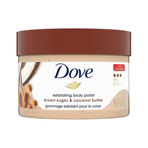 Dove Brown Sugar & Coconut Butter Exfoliating Body Scrub 298g,011111022690
