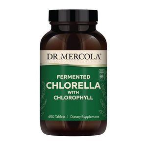 Dr. Mercola Fermented Chlorella Chlorophyll 450 Tablets