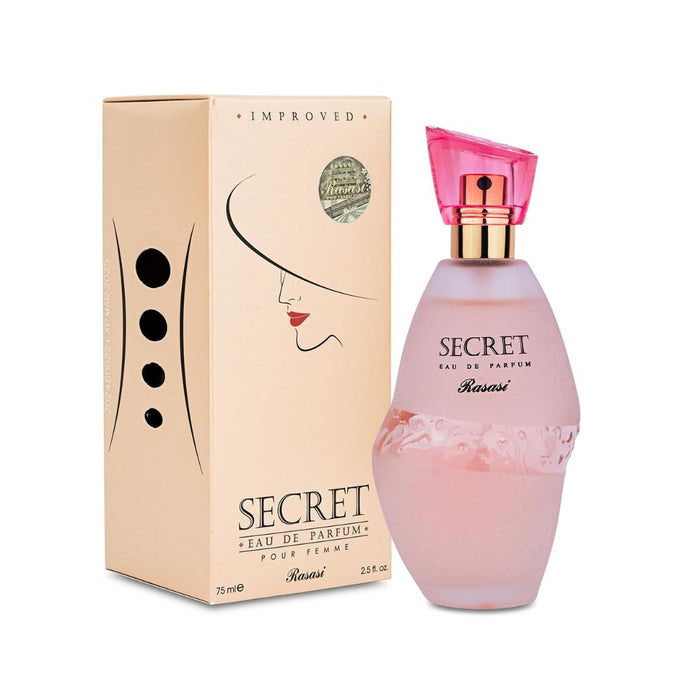 Rasasi Secret Pour Femme Eau De Parfum For Her 75ml