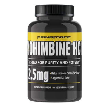 Primaforce Yohimbine HCl 2.5mg 90 Veg Capsules