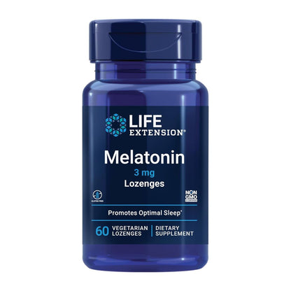 Life Extension Melatonin 3mg Lozenges 60 Veg Lozenges