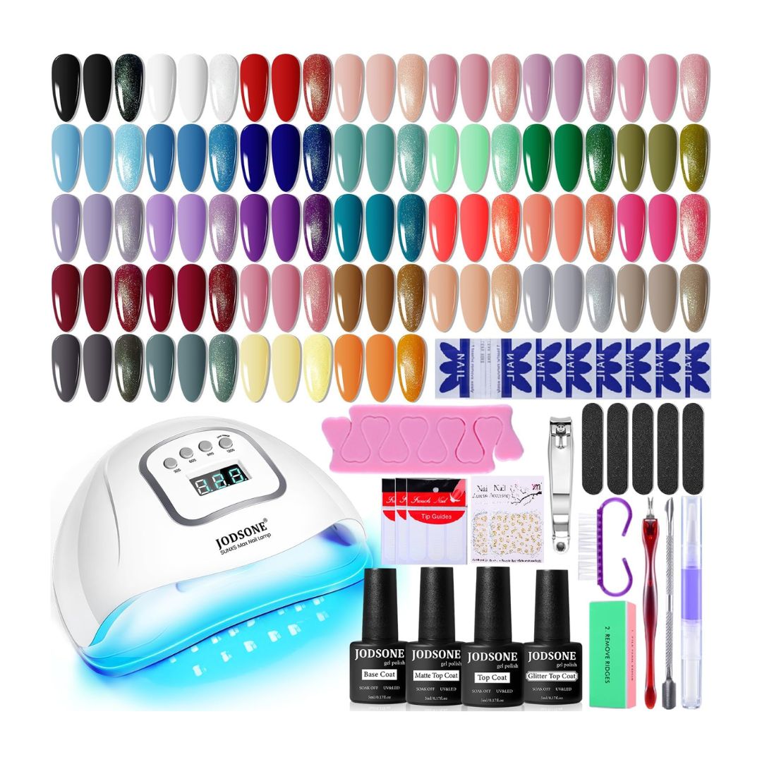 Jodsone 36 Gel Nail Polish, Tools & UV Light Kit