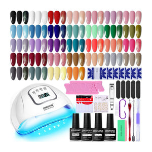 Jodsone 36 Gel Nail Polish, Tools & UV Light Kit