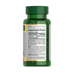 Nature's Bounty B-12 1000mcg 200 Coated Tablets