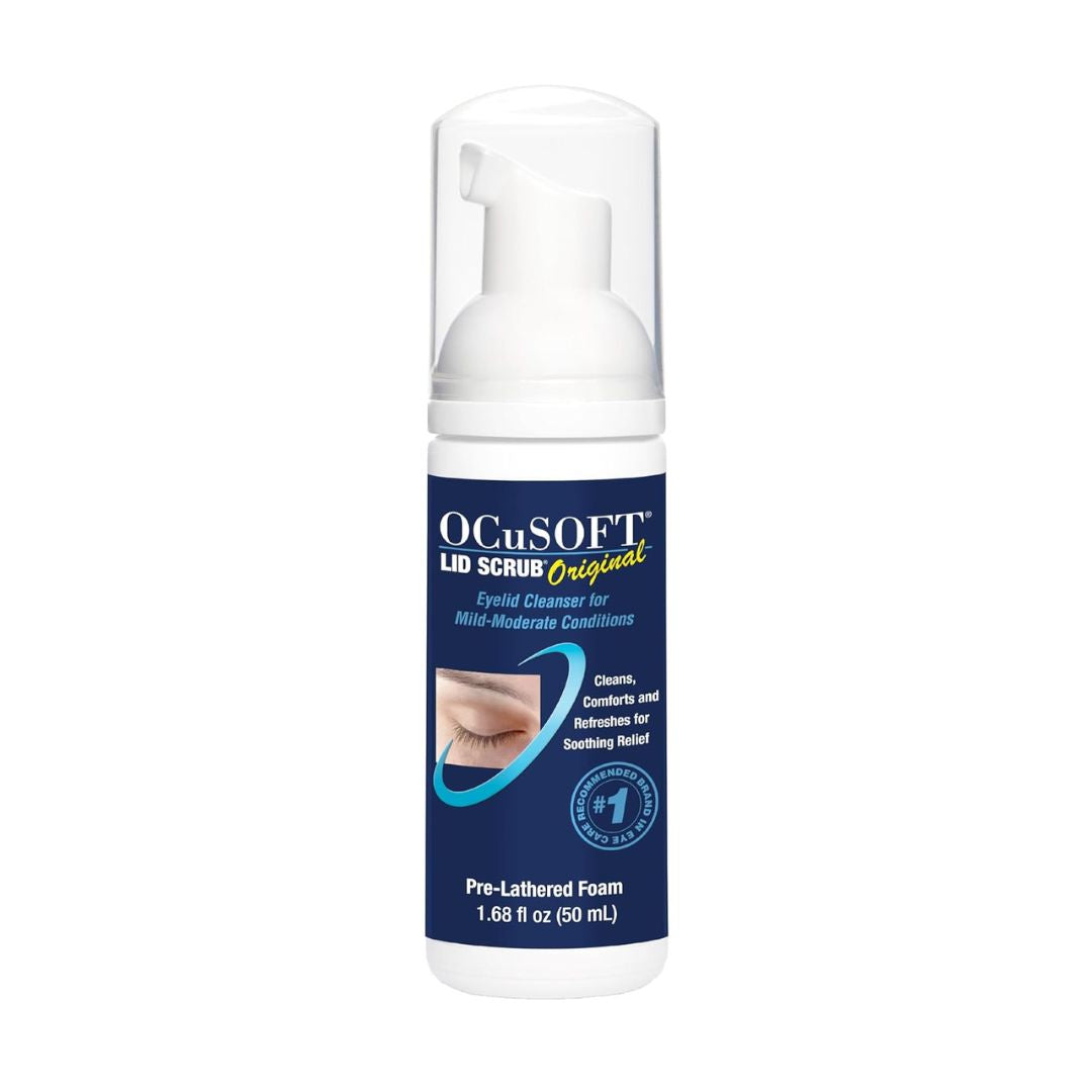 OCuSOFT Lid Scrub Original Pre-Lathered Foaming Eyelid Cleanser 50ml,015718103509