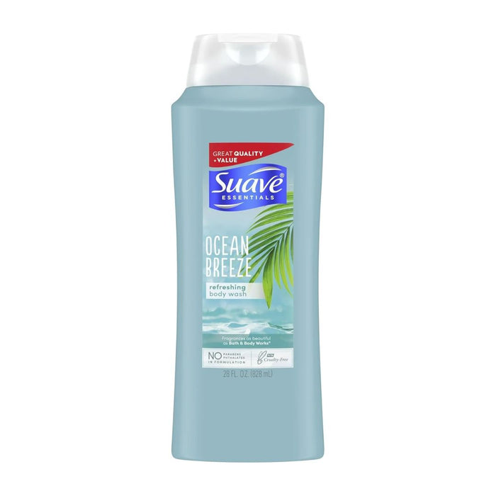 Suave Essentials Ocean Breeze Refreshing Body Wash