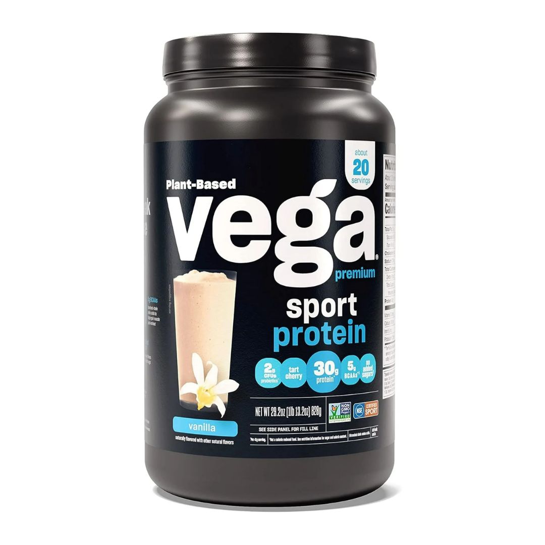 Vega Premium Plant-Based Vanilla Flavor Sport Protein Powder 828g