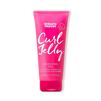 Umberto Giannini Curl Jelly Shine & Defines Scrunching Jelly For All Types Of Curls & Frizz Hair 200ml