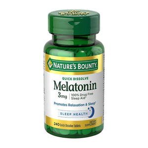Nature's Bounty Melatonin 3mg 240 Tablets
