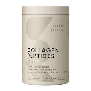 Sports Research Collagen Peptides 11g Unflavored Powder 454g