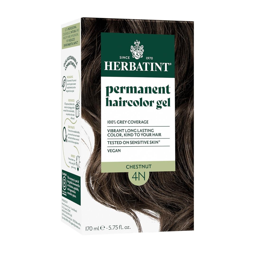 Herbatint 4N Chestnut Permanent Hair Color Gel 170ml