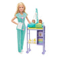 Barbie Baby Doctor Pediatra,2 Infant Dolls,887961827262
