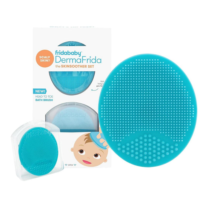 Frida Baby Derma Frida Skinsoother Bath Brush (Pack OF 2) + 1 Case