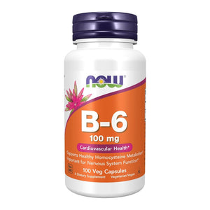 Now Foods B-6 100mg 100 Veg Capsules