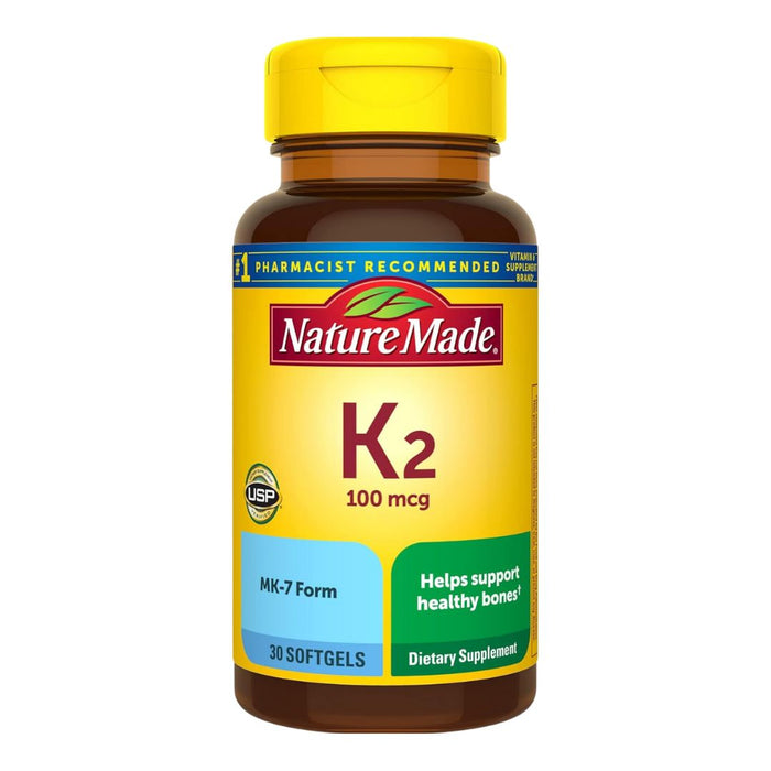 Nature Made K2 100mcg 30 Softgels