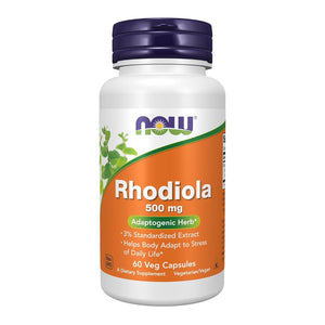 Now Foods Rhodiola 500mg 60 Veg Capsules