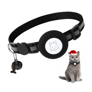 SimpleThings Airtag Black Collar For Cats & Kittens