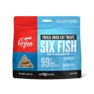 Orijen Six Fish Freeze-Dried Cat Treats 35g