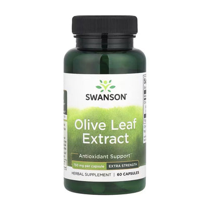 Swanson Extra Strength Olive Leaf Extract 750mg 60 Capsules