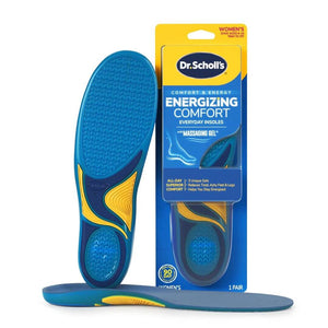 Dr. Scholl's Comfort & Energy Energizing Comfort Massaging Gel Insoles 1 Pair (Women's 6-10)