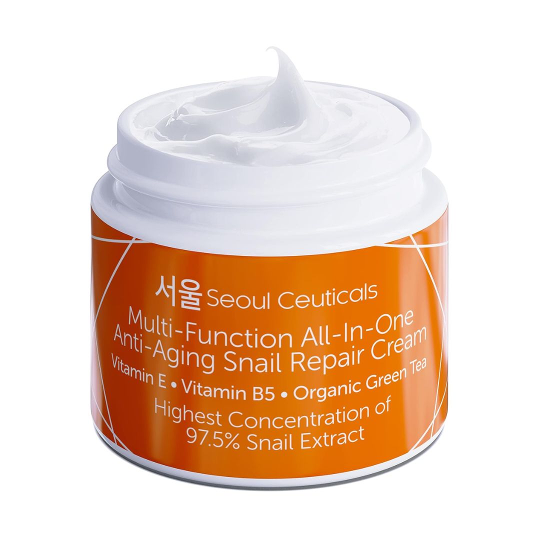 Seoul Ceuticals Korean Skin Care Anti-Aging Snail Repair Cream 60ml