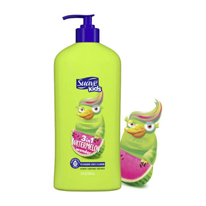 Suave Kids Watermelon Wonder 3-In-1 Shampoo, Conditioner + Body Wash 532ml