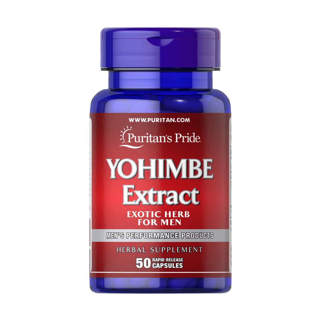 Puritan's Pride Yohimbe Extract Exotic Herb For Men 50 Capsules