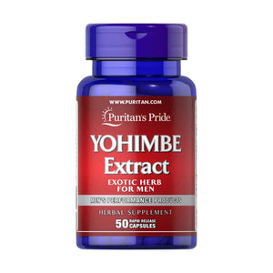 Puritan's Pride Yohimbe Extract Exotic Herb For Men 50 Capsules