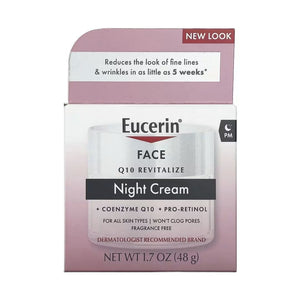 Eucerin Q10 Anti-Wrinkle + Pro-Retinol Night Cream 48g