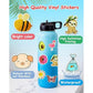 Eoaod 200Pcs Cute Water Bottle Stickers for Kids, Waterproof Vinyl Aesthetic Sticker Pack for Laptops, School, Skateboards & More