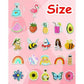 Eoaod 200Pcs Cute Water Bottle Stickers for Kids, Waterproof Vinyl Aesthetic Sticker Pack for Laptops, School, Skateboards & More