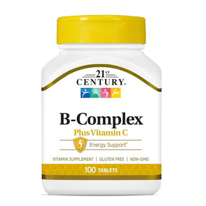 21st Century B-Complex Plus Vitamin C 100 Tablets