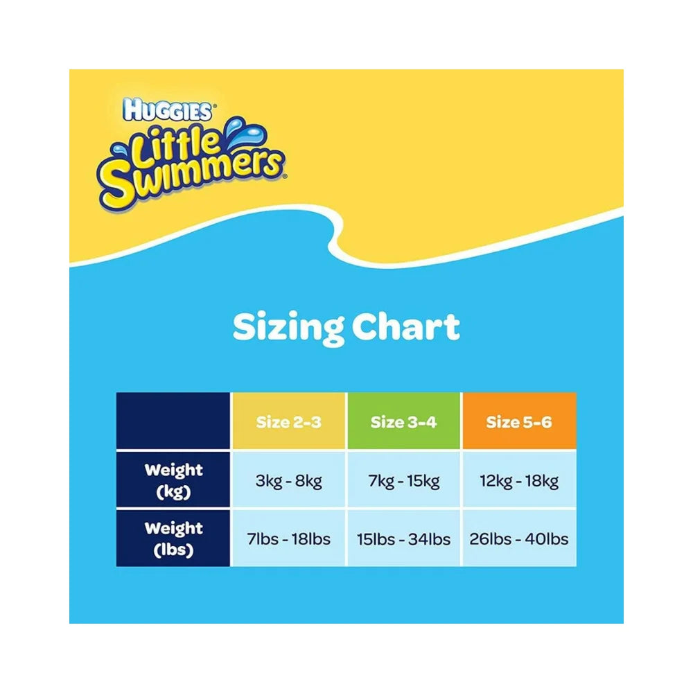 Huggies Little Swimmers Disney Pixar Finding Dory 12 Swim Nappies Size No.2-3 (3-8kg),5029053537795,