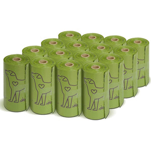Dog Poop Bags 240 Count 13 x 9 Leakproof Strong Waste Bags for Dogs and Pets Rolls Included