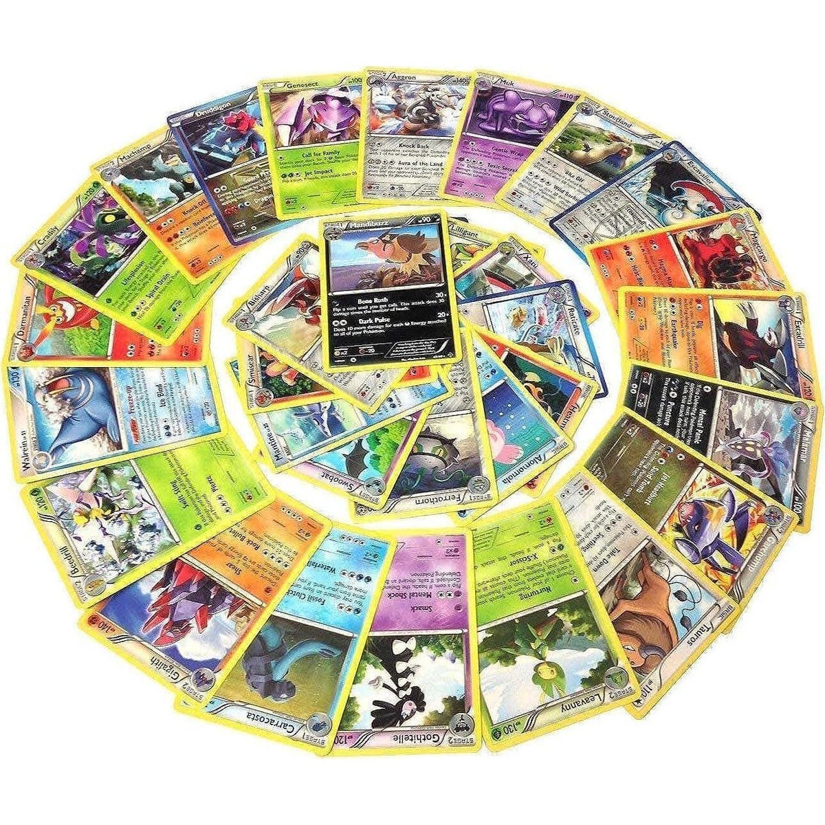 25 Rare Pokemon Cards With 100 HP Or Higher (Assorted Lot With No Duplicates) (Original Version),885633768431