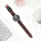 Swatch Omega Speedmaster Moonswatch 20mm Black & Red Silicone Band