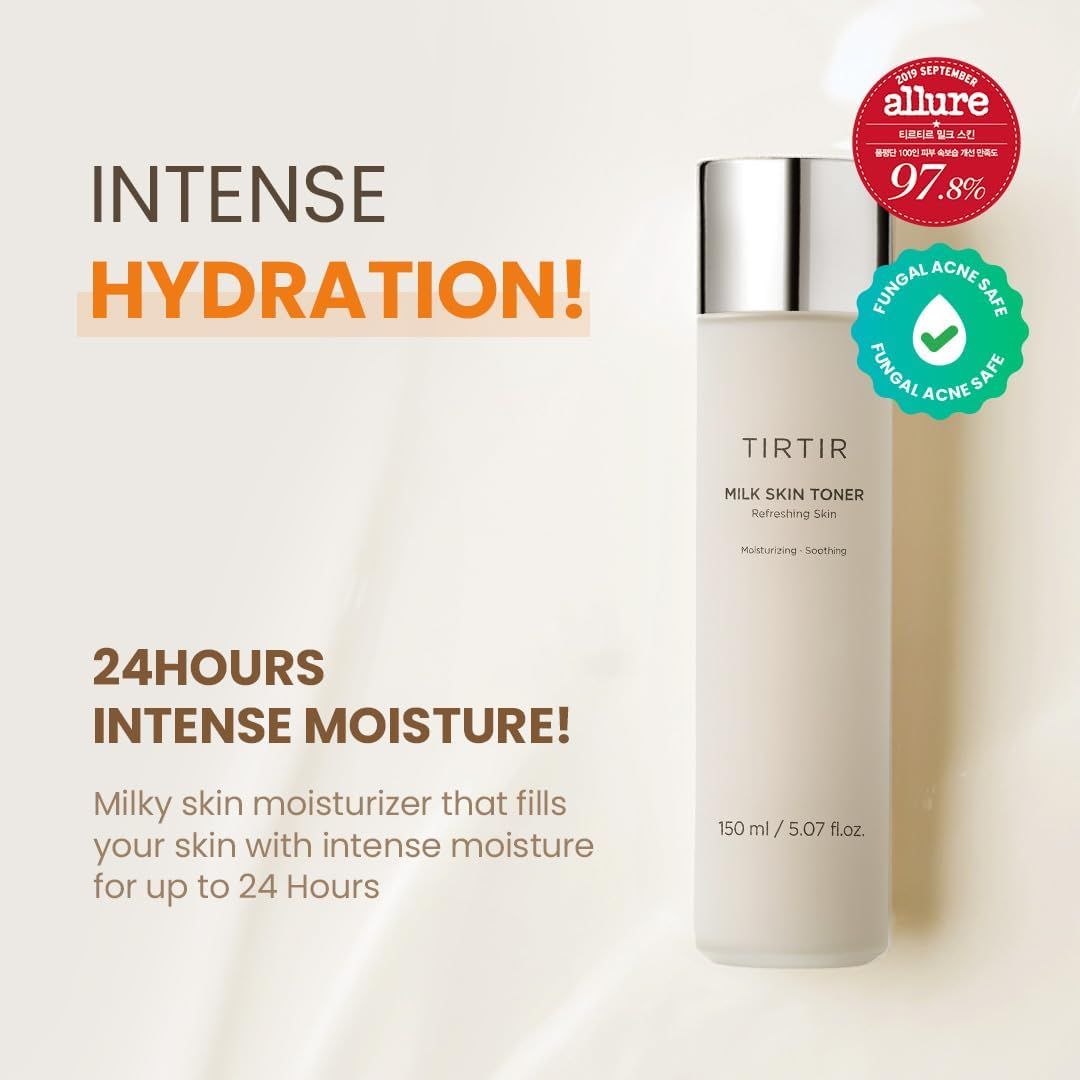 TIRTIR Moisturizing & Soothing Milk Refreshing Skin Rice Toner 150ml,8809928131153