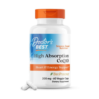 Doctor's Best High Absorption CoQ10 200mg Veg Capsules