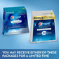 Crest 3D Whitestrips Lower & Upper Pair Dental Whitening Strips Kit 44 Count
