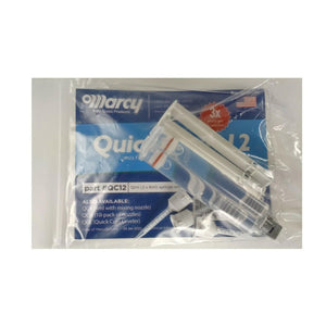 Marcy Adhesives Quick Cure-12 QC12 Component Sensor Gel Refill (Pack Of 2) 6ml Each & 3 Mixing Nozzles