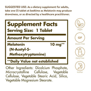 Solgar Melatonin 10mg 60 Tablets