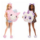 Mattel Barbie Cutie Reveal Slumber Party Gift Set 2 Doll 35+Surprises For Kids 3+ Years
