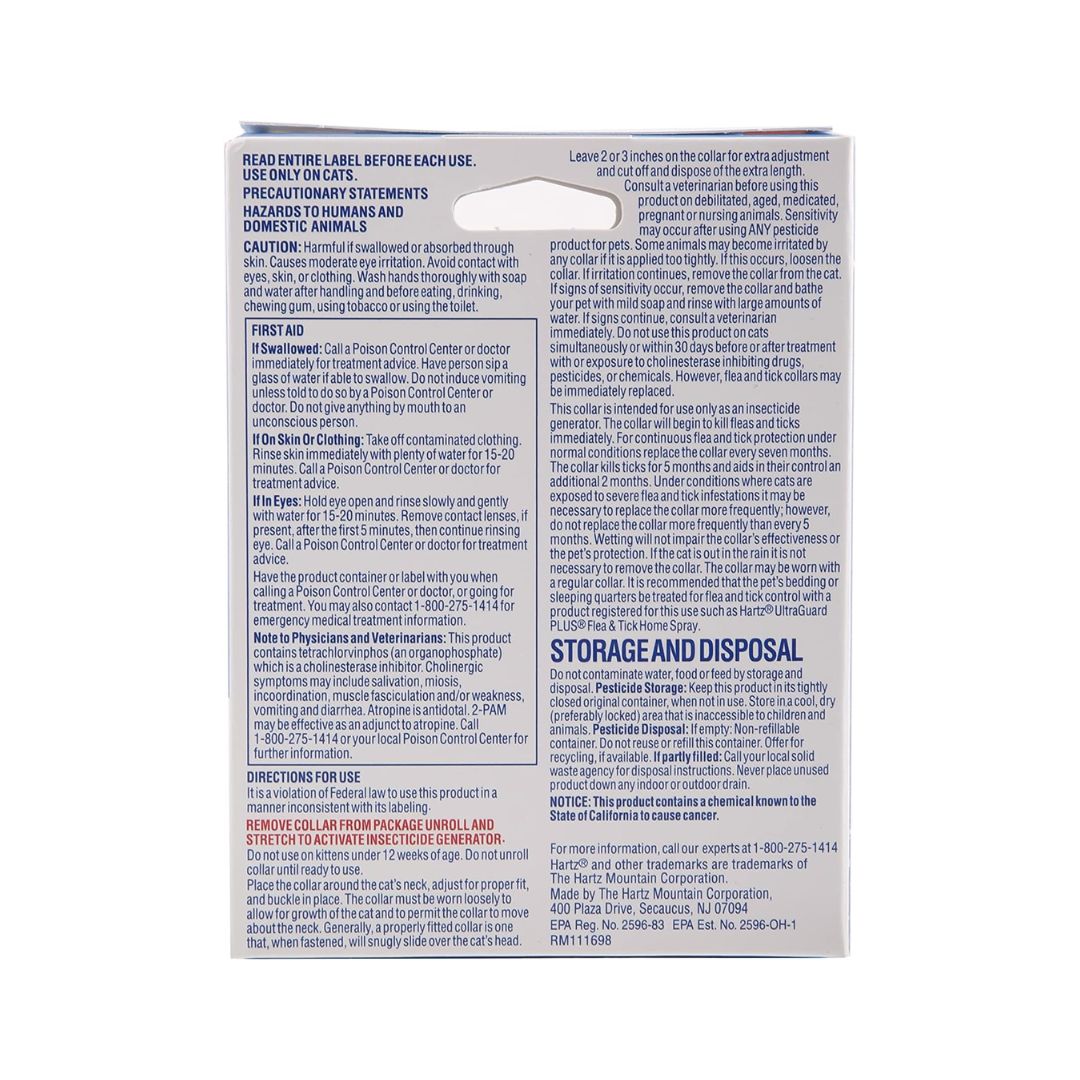 Hartz Ultra Guard Flea & Tick White Collar For Cats & Kittens