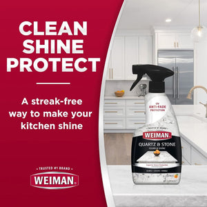 Weiman Quartz & Stone Citrus Countertop Cleaner & Polisher Spray 473ml
