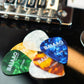 Bajaao 0.46mm, 0.71mm & 0.96mm Celluloid Guitar Picks 6 Count