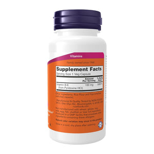 Now Foods B-6 100mg 100 Veg Capsules